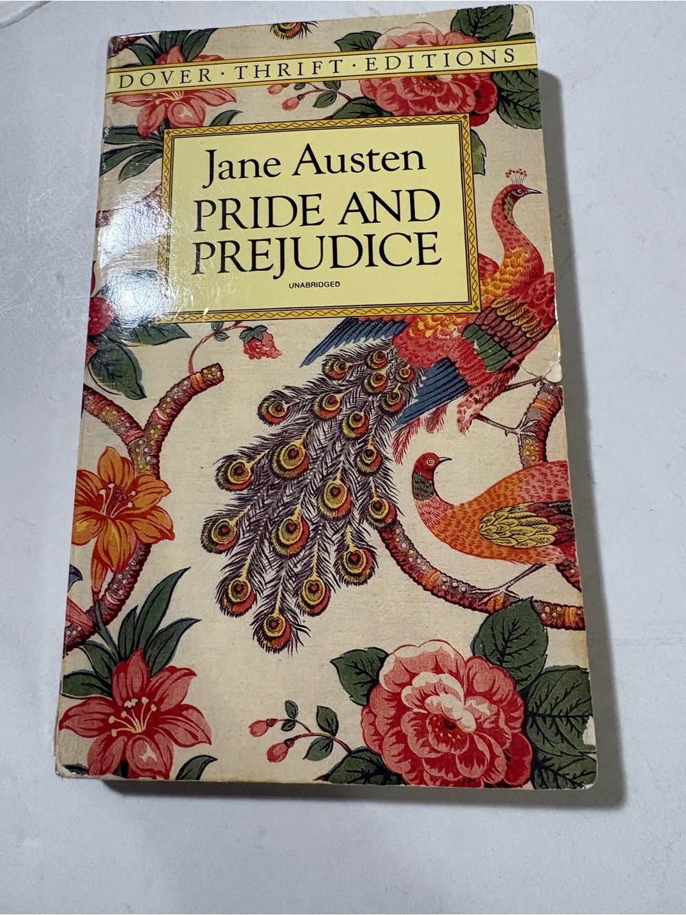 Jane Austen Pride and Prejudice - Decorative cover. Dover thrift